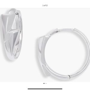 Kendra Scott - Lightening Bolt Hoop Earrings